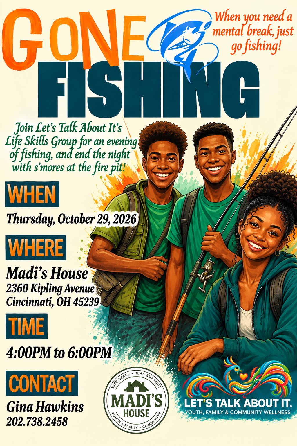 Gone Fishing flyer